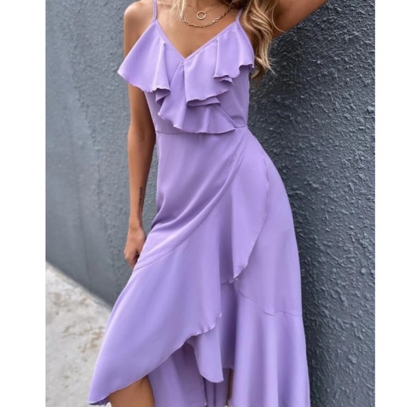 Boho ruffle wrap maxi dress - Picture 7 of 7